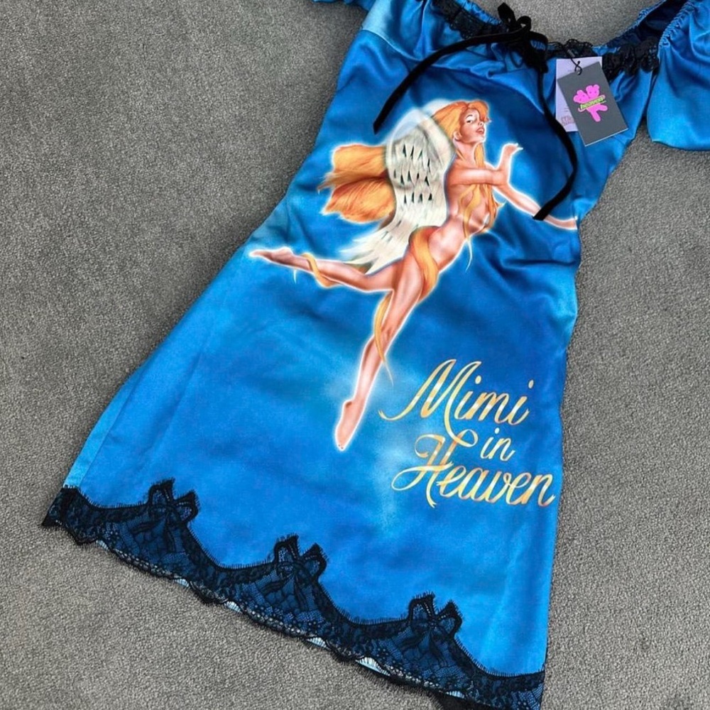 Marc Jacobs x Mimi Wade  Blue Angel Mini Dress